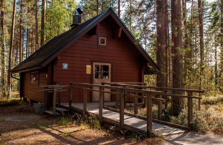 Petkeljärven kansallispuiston tulistelutupa